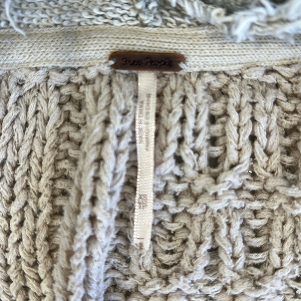 FREE PEOPLE Knit Sweater | X-Small | Oversized - Picture 4 of 6